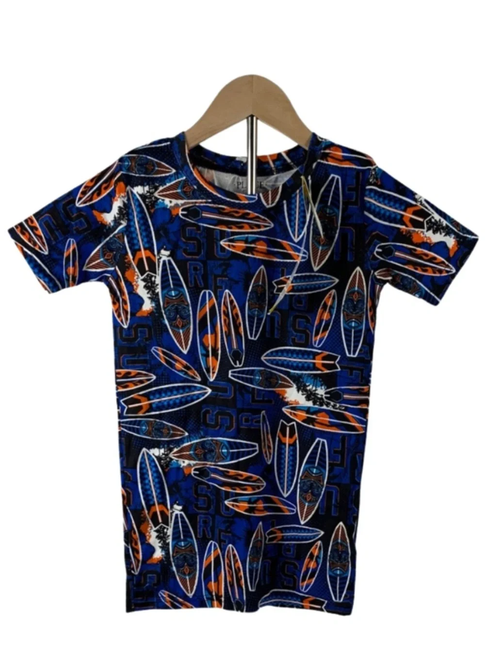 The Children's Place Surfboard Short Sleeve Tee Boy’s 12 Vacation Resortwear